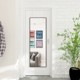 Дверь за дверью, зеркальная пастовая стена с завязкой всего тела, навесная стена, вставьте домашнее приземление общежития для спальни для спальни, висящая дверная зеркало