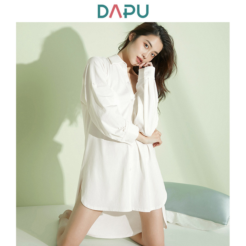 大朴睡裙2020新款针织宽松风连衣裙 大朴内衣睡衣/家居服套装