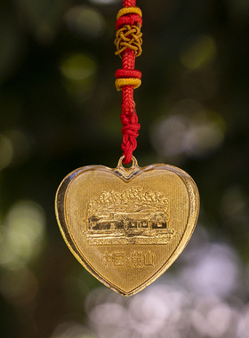 毛主席头像大气经典红绳项链