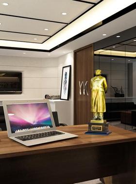 风衣全身雕塑像树脂家居装饰