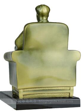 桌面摆件毛主席财神树脂开业礼品