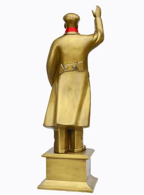 红旅故都仿古风挥手雕塑像工艺品