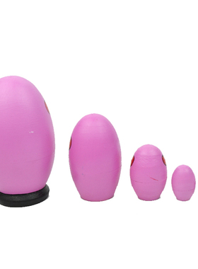 创意套娃 人物 儿童玩具 蛋形 卡通 胖胖 图案 蛋5层可爱送礼摆件