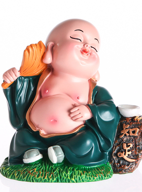 妙工坊可爱风家居书房隔板小沙弥