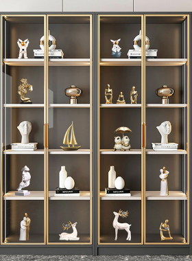 速发轻奢软厅搭配套装酒柜装摆品摆件高档家居饰品客装电视柜饰设