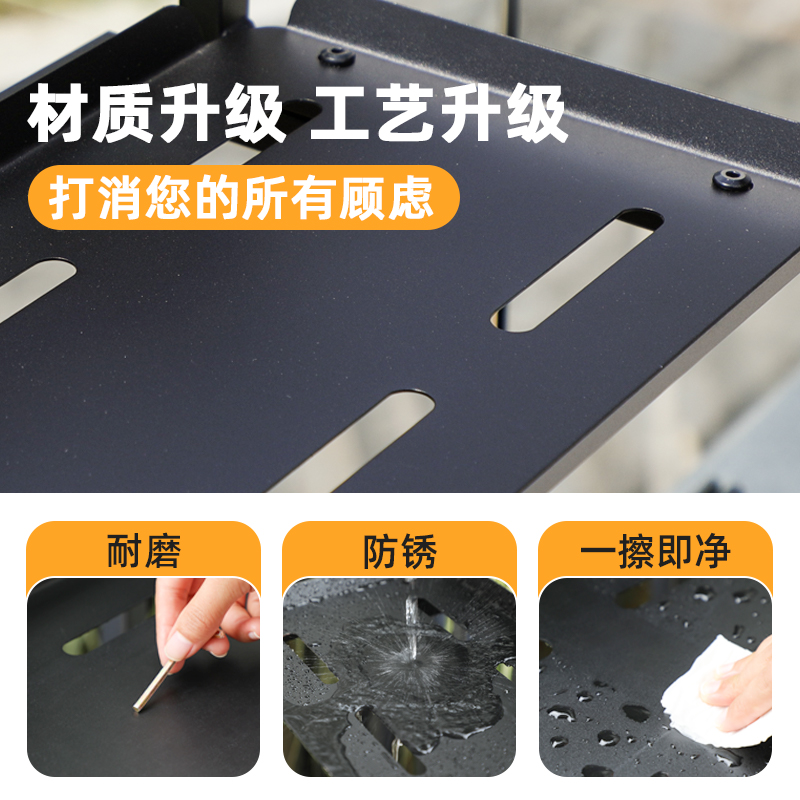 阳台护栏花架铁艺挂式花盆架阳台栏杆悬挂置物架多肉植物放置架子 - 图2