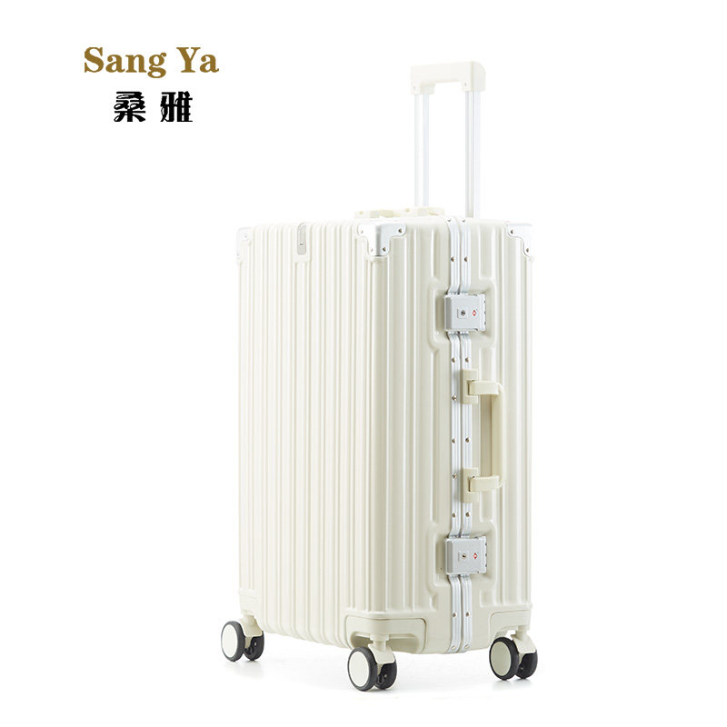 桑雅多功能铝框结实耐用登机箱子 桑雅旅行箱