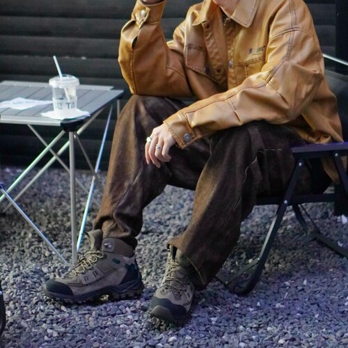 悍途户外高帮登山鞋男防滑耐磨减震防泼水专业厚底越野爬山徒步鞋 - 图2