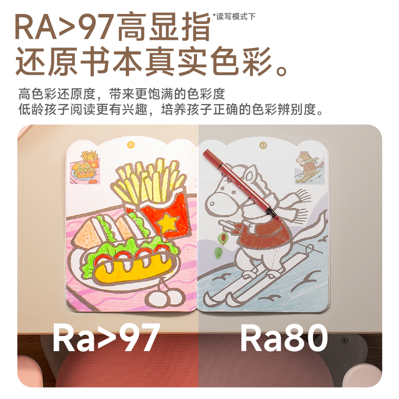 琪朗全光谱护眼儿童学习专用学生宿舍书桌卧室读写阅读M1台灯新款