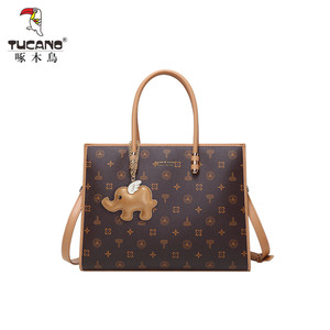 啄木鸟女包2025新款手提包大容量斜挎包秋冬季通勤妈妈包中年包包