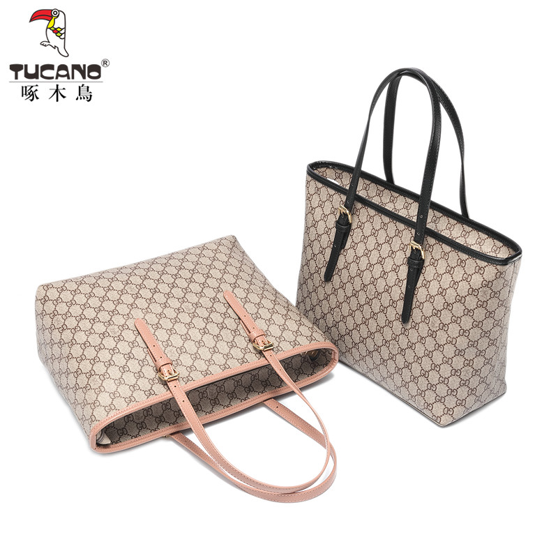 啄木鸟2020新款大容量妈妈包手提包 啄木鸟凌鼎女士包袋