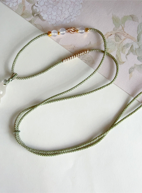 天然白冰玉髓葫芦吊坠挂坠