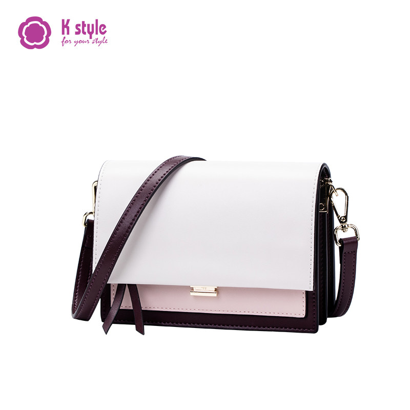 真皮小方包高级感女2020斜挎小包包 kstyle女士包袋