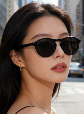 日本复古手造板材大脸女太阳镜