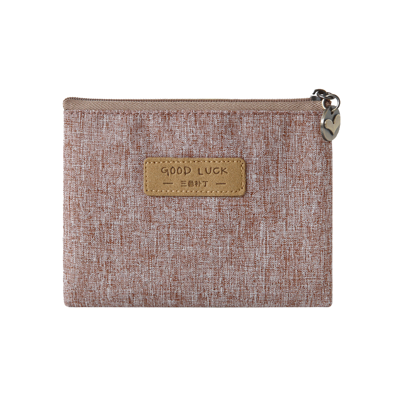 三色补丁小清新女迷你可爱零钱包 三色补丁钱包