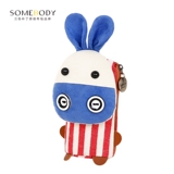 三色补丁 Мультяшные ключи от машины, ключница, маленькая милая подвеска, креативный кошелек, картхолдер, новая коллекция, Южная Корея