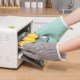 Anti-scald, thickened, heat-insulating and high-temperature resistant oven gloves