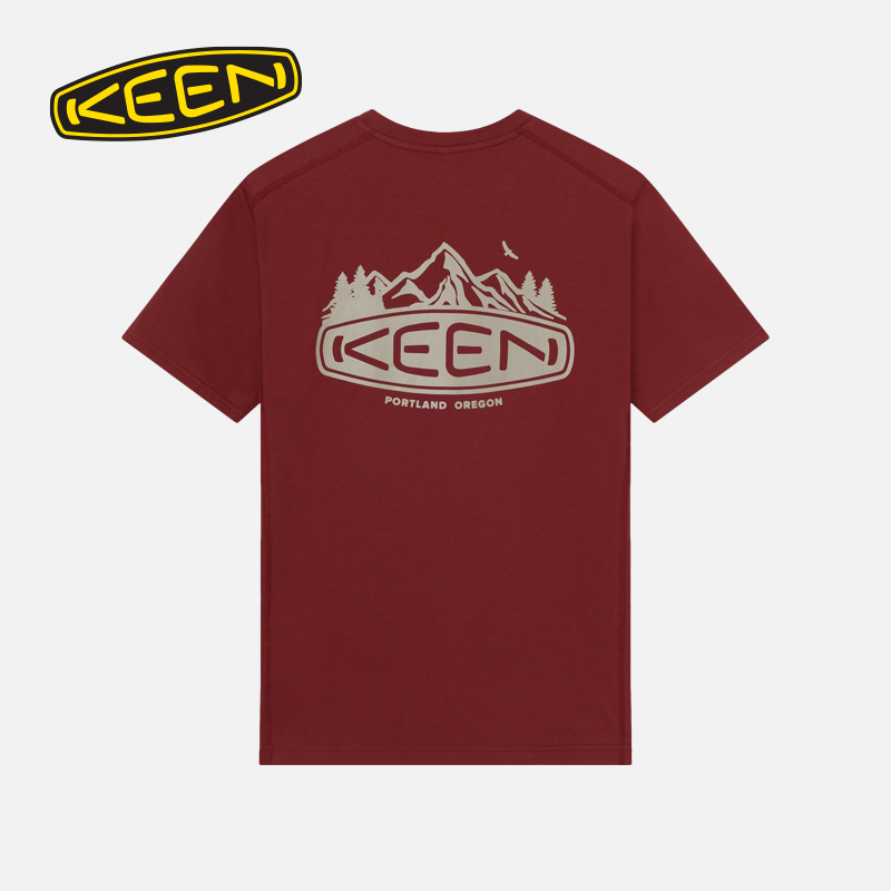 KEEN官方 HARVEST TECH TEE C&B LOGO户外休闲舒适百搭T恤 - 图0