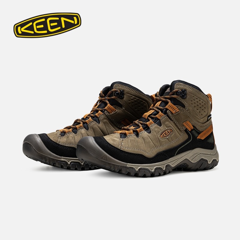 KEEN官方 新品TARGHEE IV MID WP男子户外耐磨登山鞋徒步鞋,淘宝优惠券,粉丝福利购,淘宝优惠卷