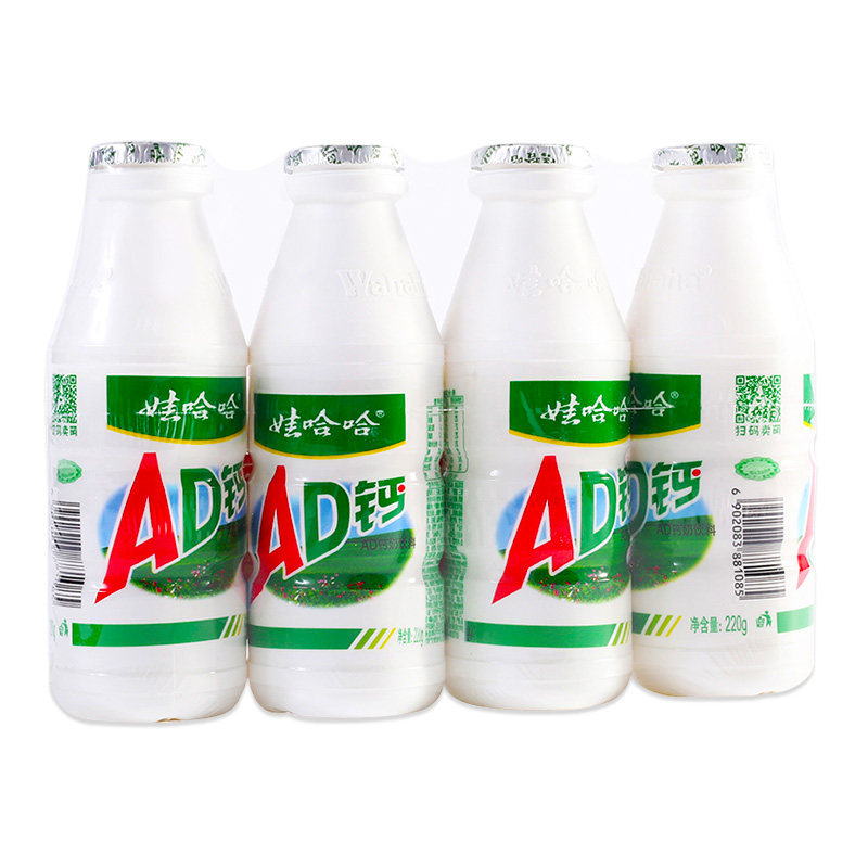 娃哈哈ad钙奶乳酸菌哇哈哈学生酸奶 比比赞含乳饮料