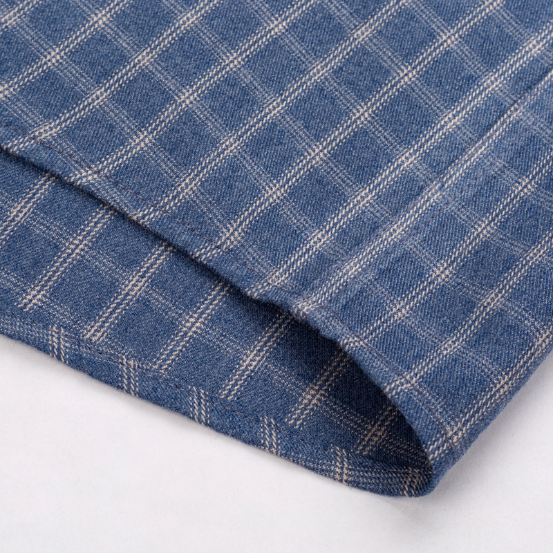 罗蒙春季长袖男士纯棉中年磨毛衬衫 戈雷斯顿服饰衬衫