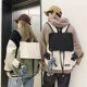 Ins casual schoolbag fashion color block large capacity men