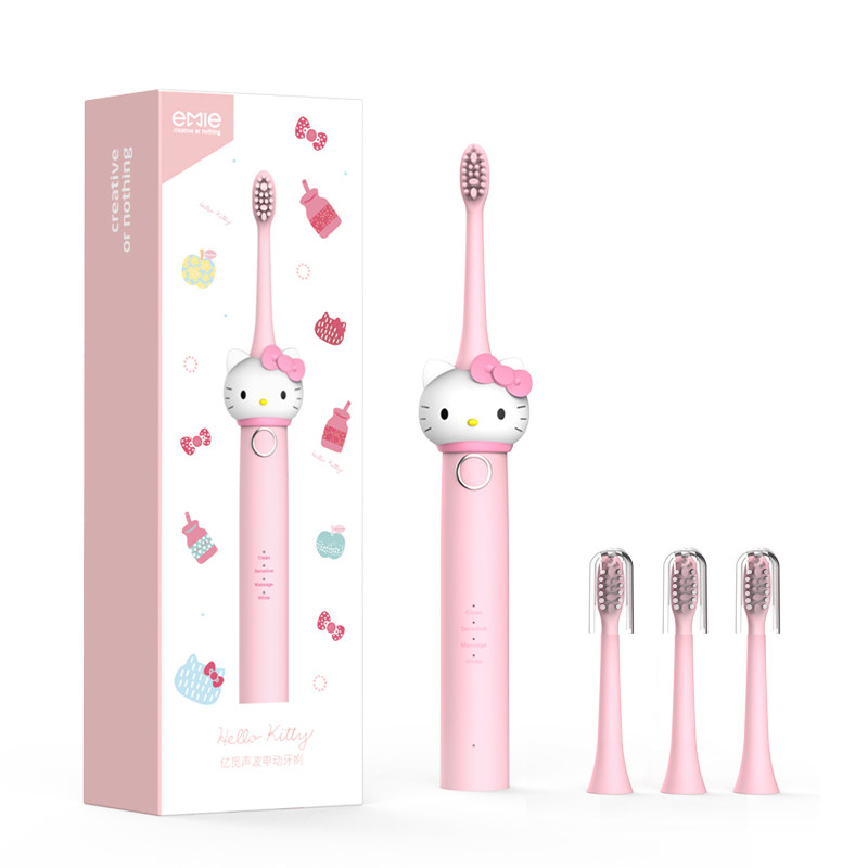 hellokitty凯蒂猫咪电动成人女牙刷 aibaasaa艾芭莎电动牙刷