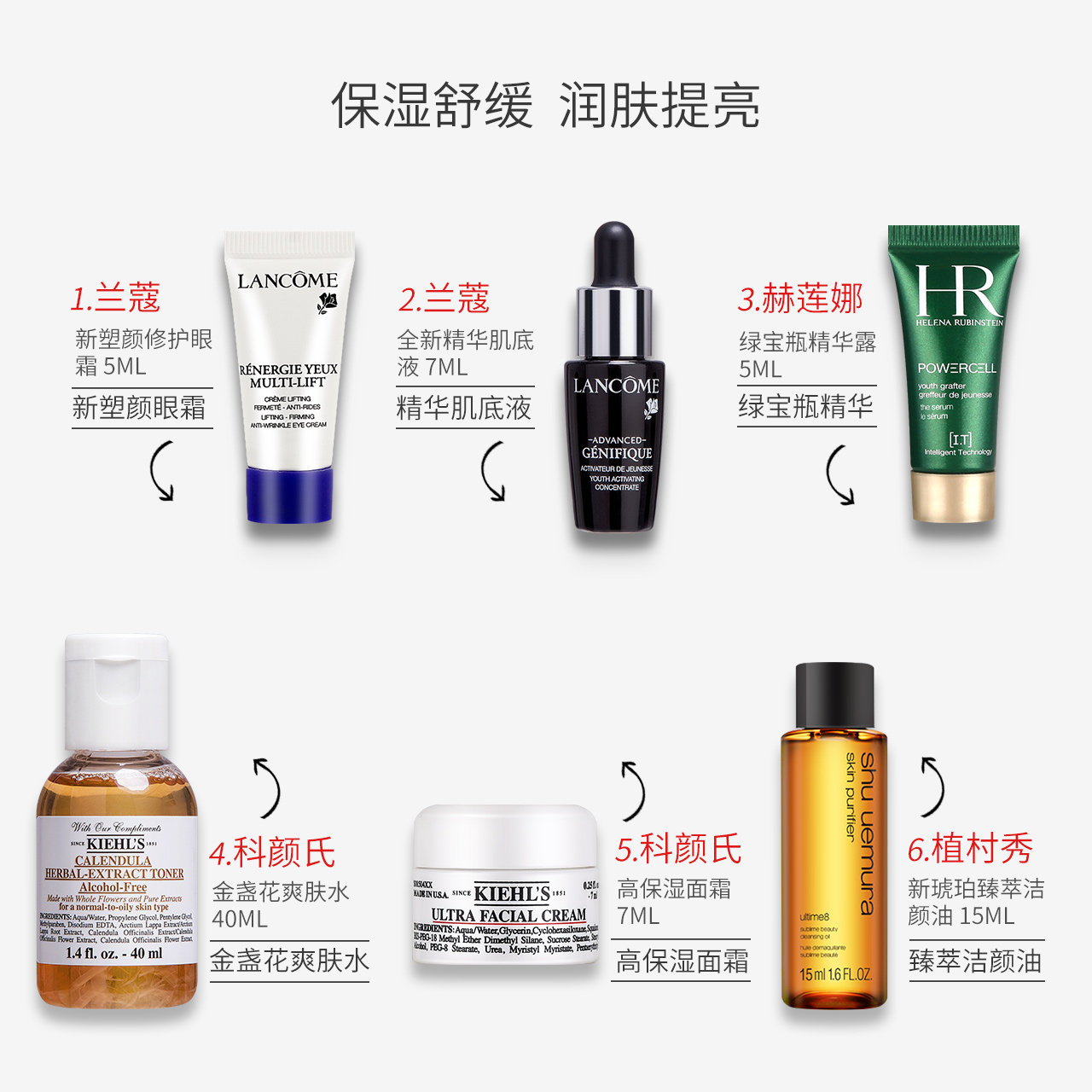  欧莱雅集团小美盒面部护理套装