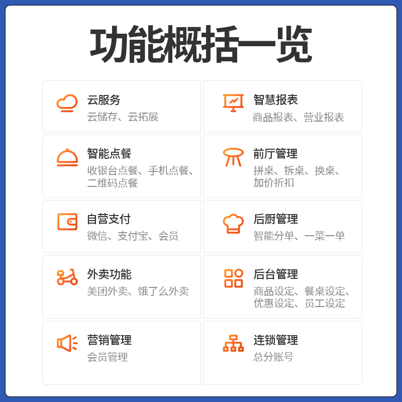 智掌柜收银机一体机餐饮收银系统 驰怡办公收款机