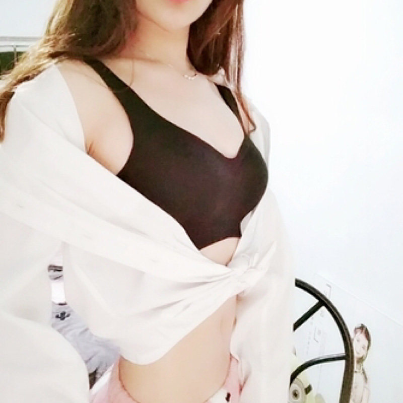 冰丝无痕无钢圈学生背心睡眠小胸罩 俞兆林紫藤抹胸