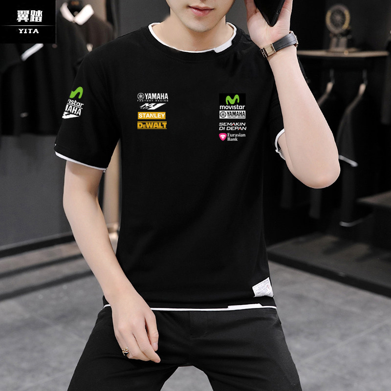 可定制雅马哈motogp厂队骑行t恤衫 翼踏服饰T恤