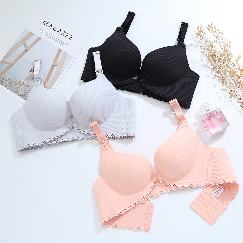 哺乳一片式防下垂喂奶春夏季文胸 佑孕母婴哺乳文胸