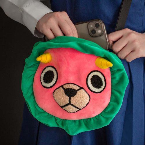 间谍过家家背包幸运石正版联名动漫周边阿尼亚奇美拉毛绒单肩包包 - 图3