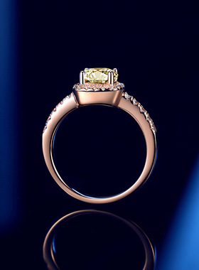 925银异形方包莫桑石戒指 时尚彩色围方高碳石戒指 空托戒托批发