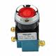 Hong Kong Bo button switch LA19-11 red green yellow 25MM self-reset flat button switch