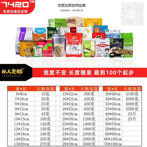 加厚耐高温纯铝箔食品真空包装袋熟食塑封保鲜袋锡箔纸避光密封袋 - 图2