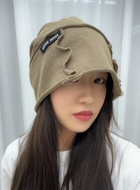 月子帽逛街日系男女秋冬潮流