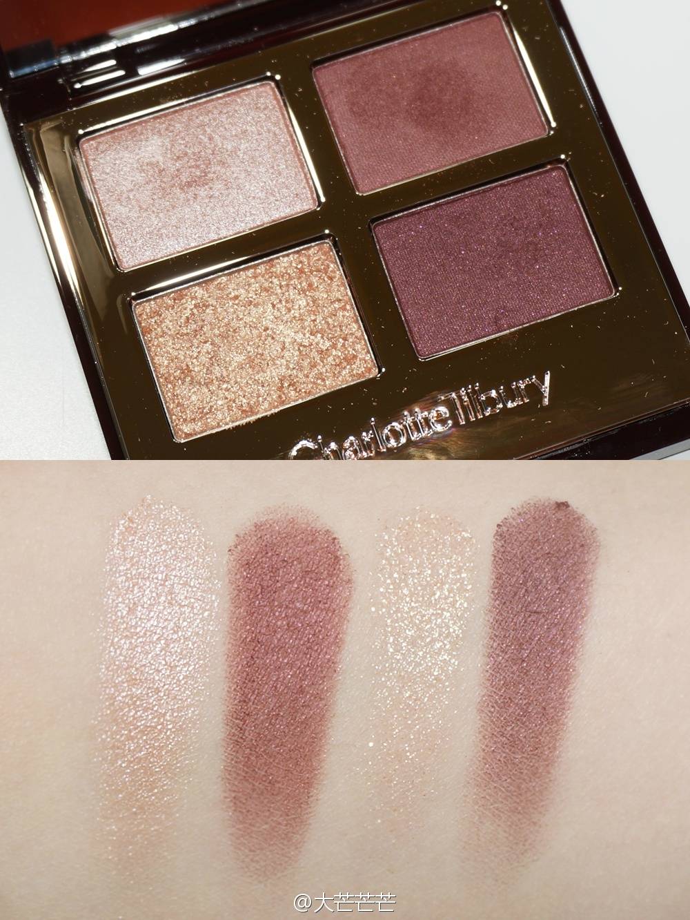 CharlotteTilbury CT4色眼影EXAGGER12色pillow talk枕边话腮红-图3