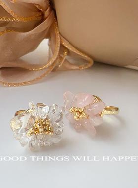 925银针小众设计感戒指