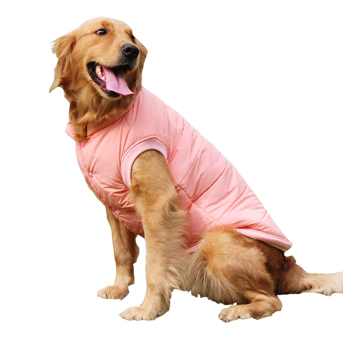 Одежда для домашних собак средней собаки Большая собака Золотая ретривера борьба с собаками осень и зима большая собака хлопковая одежда Зима утолщенная