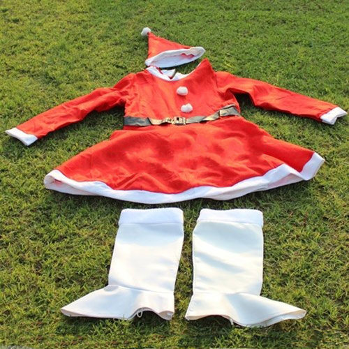 寻奇圣诞节衣服 女装 圣诞连衣裙 圣诞衣服服装 成人款女裙 - 图2