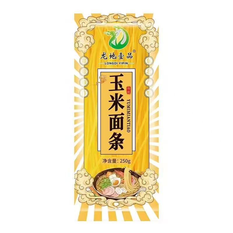 25年新粮玉米面条250g*5袋装 正宗东北鲜黄面条无添加蔗糖0添加剂 - 图0
