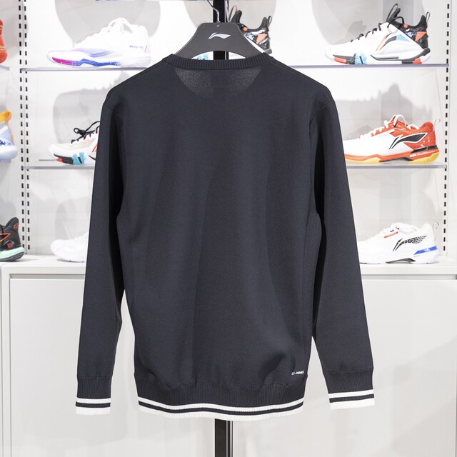 Li Ning pullover hooded sweater knitted ເພື່ອຮັກສາຄວາມອົບອຸ່ນ