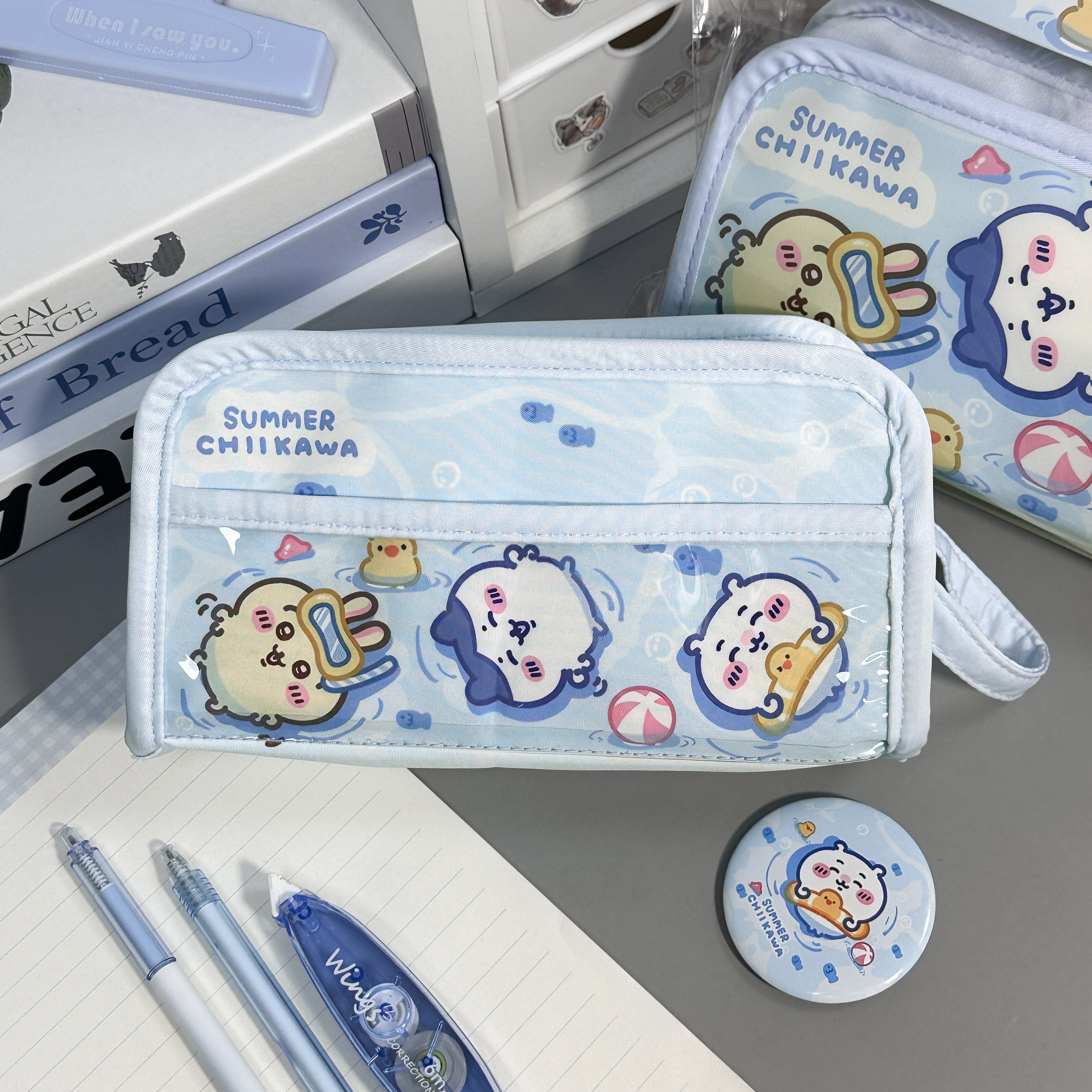 可爱小八乌萨奇2025新款笔袋大容量文具铅笔盒女高颜值初高中学生,淘宝优惠券,粉丝福利购,淘宝优惠卷