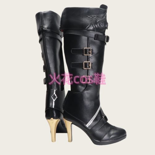 cosplay鞋子靴子崩坏星琼铁道飞霄cos鞋定制高跟大码增高来图定做 - 图0