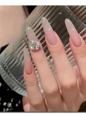 新款手工甲美甲便宜穿戴甲学生盲盒清仓直播秒品美甲店猫眼盒装