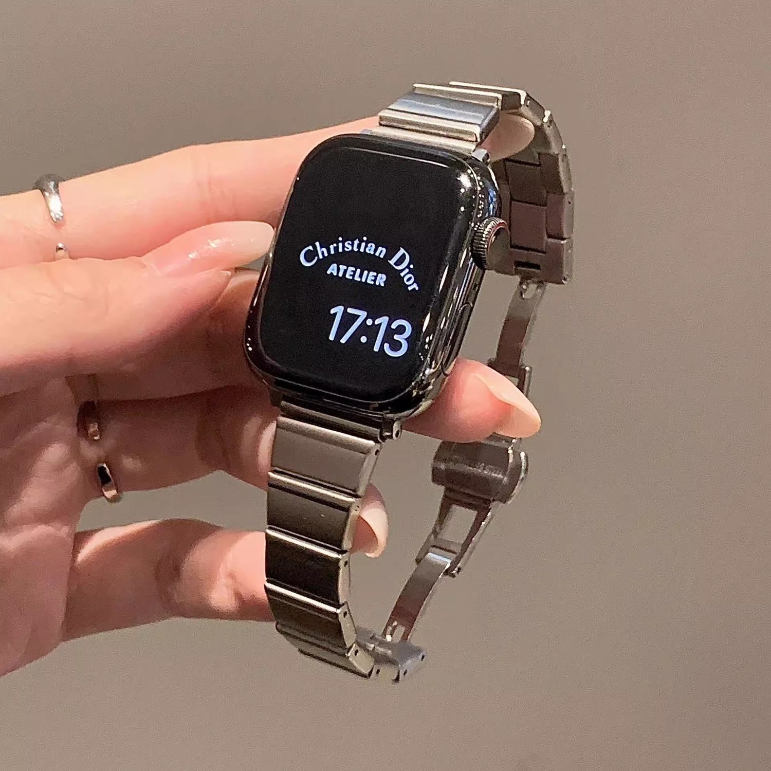 高级不锈钢GT6新款华为GT54手表表带GT3pro金属男女fit适用watch5 - 图1