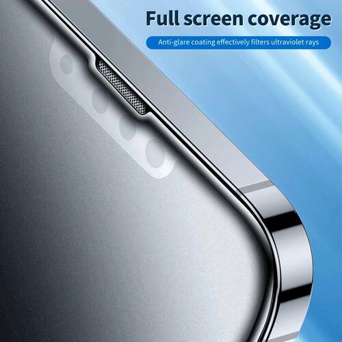 1-4PCS Privacy Matte Tempered Glass For iPhone 14 15 16 17 ProMax Protective Glass  Anti Spy Peeping - 图0