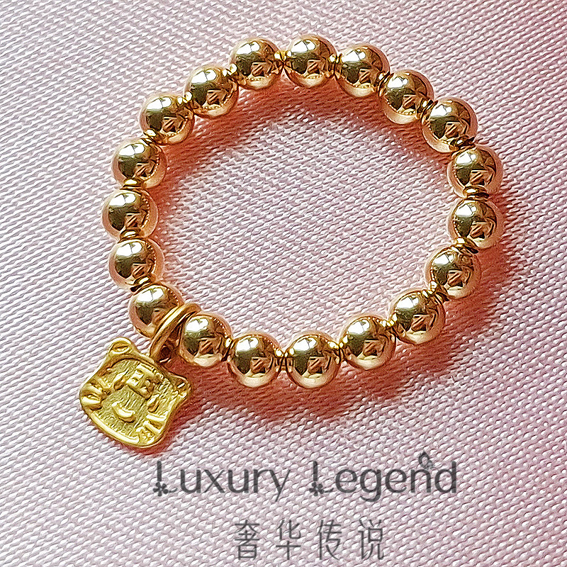 奢华传说开心老虎金戒指18k金珠宝 luxurylegend手饰