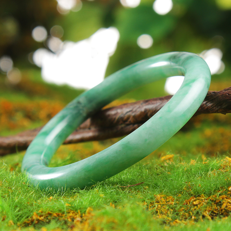 奢华传说珠宝齐天乐缘镯翡翠玉手镯 luxurylegend手饰